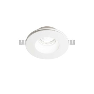 Светильник встраиваемый Ideal Lux Samba FI D75 Round Белый Гипс GU10 150130
