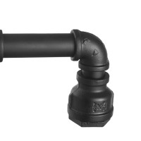 Светильник настенный Ideal Lux Plumber AP2 Черный E27 136691