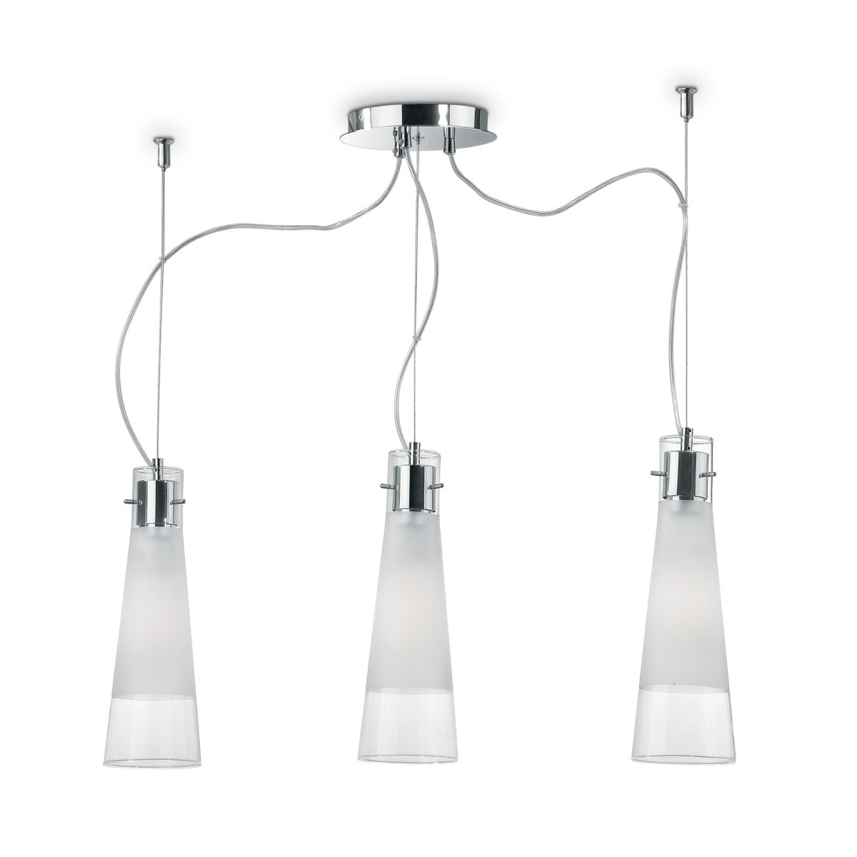 Светильник подвесной Ideal Lux Kuky SP3 Хром E27 033952