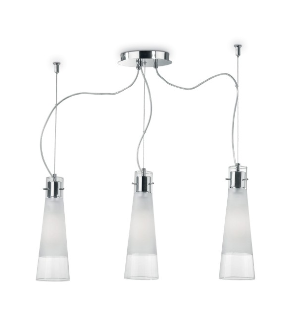 Светильник подвесной Ideal Lux Kuky SP3 Хром E27 033952