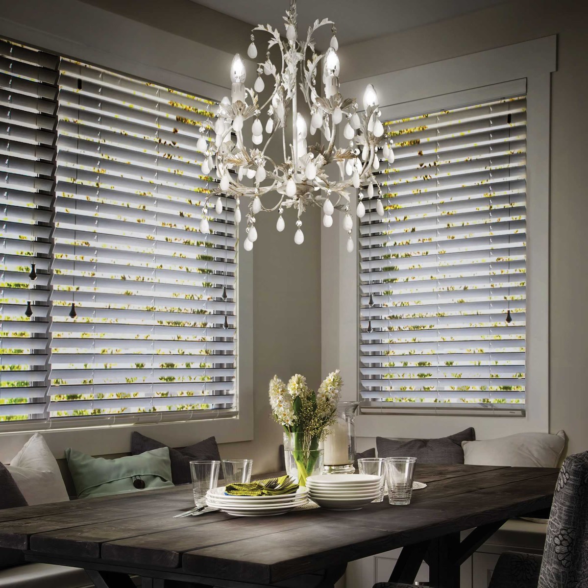 Люстра подвесная Ideal Lux Cascina SP8 Античный белый 100289