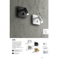Светильник настенный встраиваемый Ideal Lux Lite AP Черный 3000К LED 250113