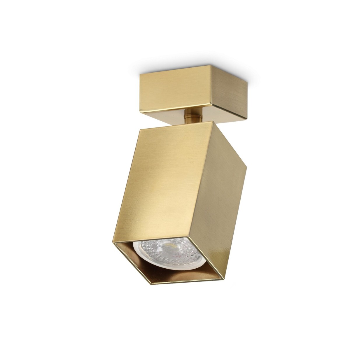 Светильник настенный Ideal Lux Dynamite AP1 Square Латунь GU10 371214