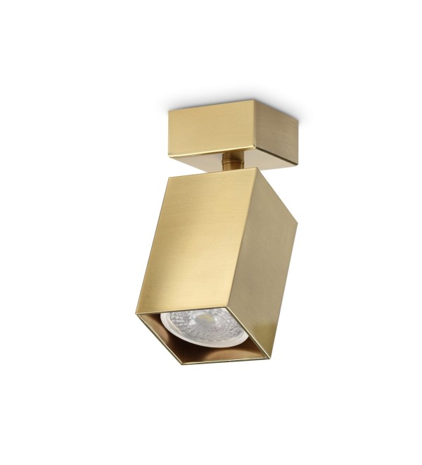Светильник настенный Ideal Lux Dynamite AP1 Square Латунь GU10 371214