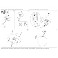 Светильник настенный Ideal Lux Mapa AP1 D15 Белый G9 059808