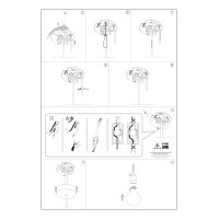 Светильник подвесной Ideal Lux Doc SP1 Латунь античная E27 163109