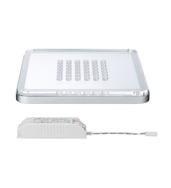 Панель встраиваемая Paulmann Premium Line Panel Shower 210х210 мм Хром матовый 2700K LED 92791