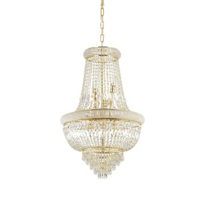 Люстра подвесная Ideal Lux Dubai SP10 Латунь E14 207216