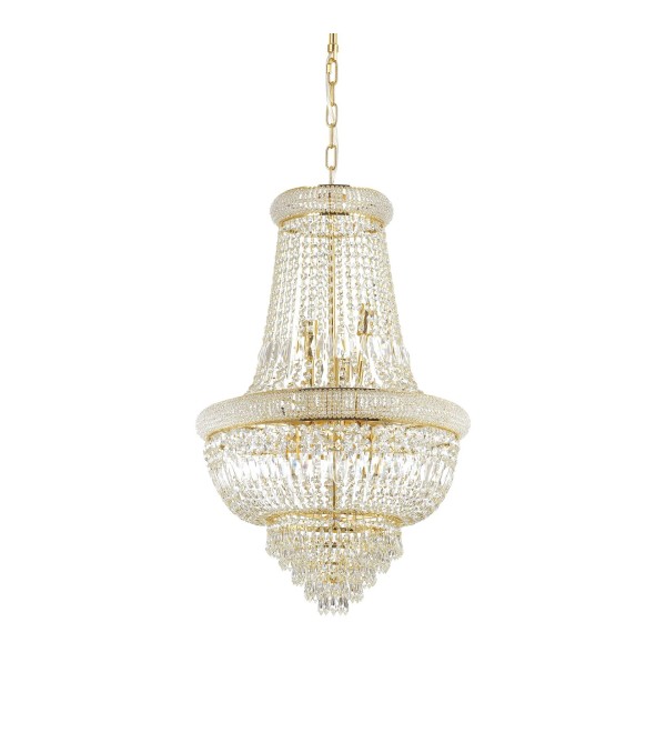 Люстра подвесная Ideal Lux Dubai SP10 Латунь E14 207216