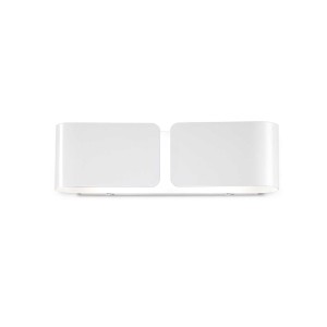 Светильник настенный Ideal Lux Clip AP2 Small Белый E27 014166