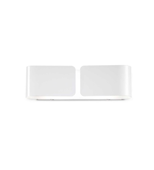 Светильник настенный Ideal Lux Clip AP2 Small Белый E27 014166