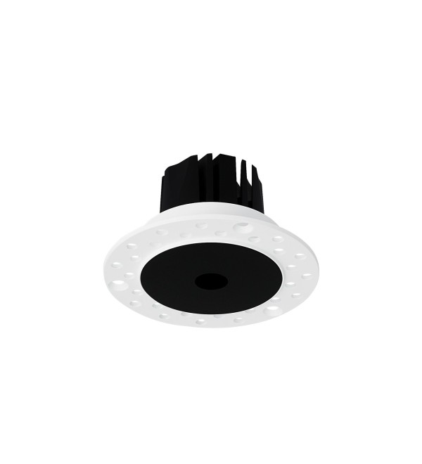 Светильник встраиваемый Ideal Lux Infinity FI Trimless 07W 3000K LED Черный 356129