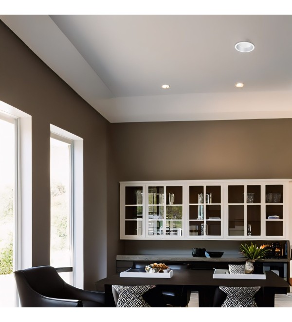 Светильник встраиваемый Ideal Lux Deep FI D103 10Вт 1350Лм 3000К IP44 LED 230В Белый Алюминий Не диммируемый 249018
