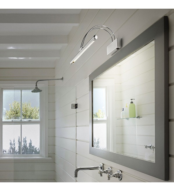 Светильник настенный Ideal Lux Bow AP D46 Хром 3000К LED 007045