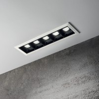 Светильник встраиваемый Ideal Lux Lika FI TRIM 12W 4000K Белый / Черный LED 26787
