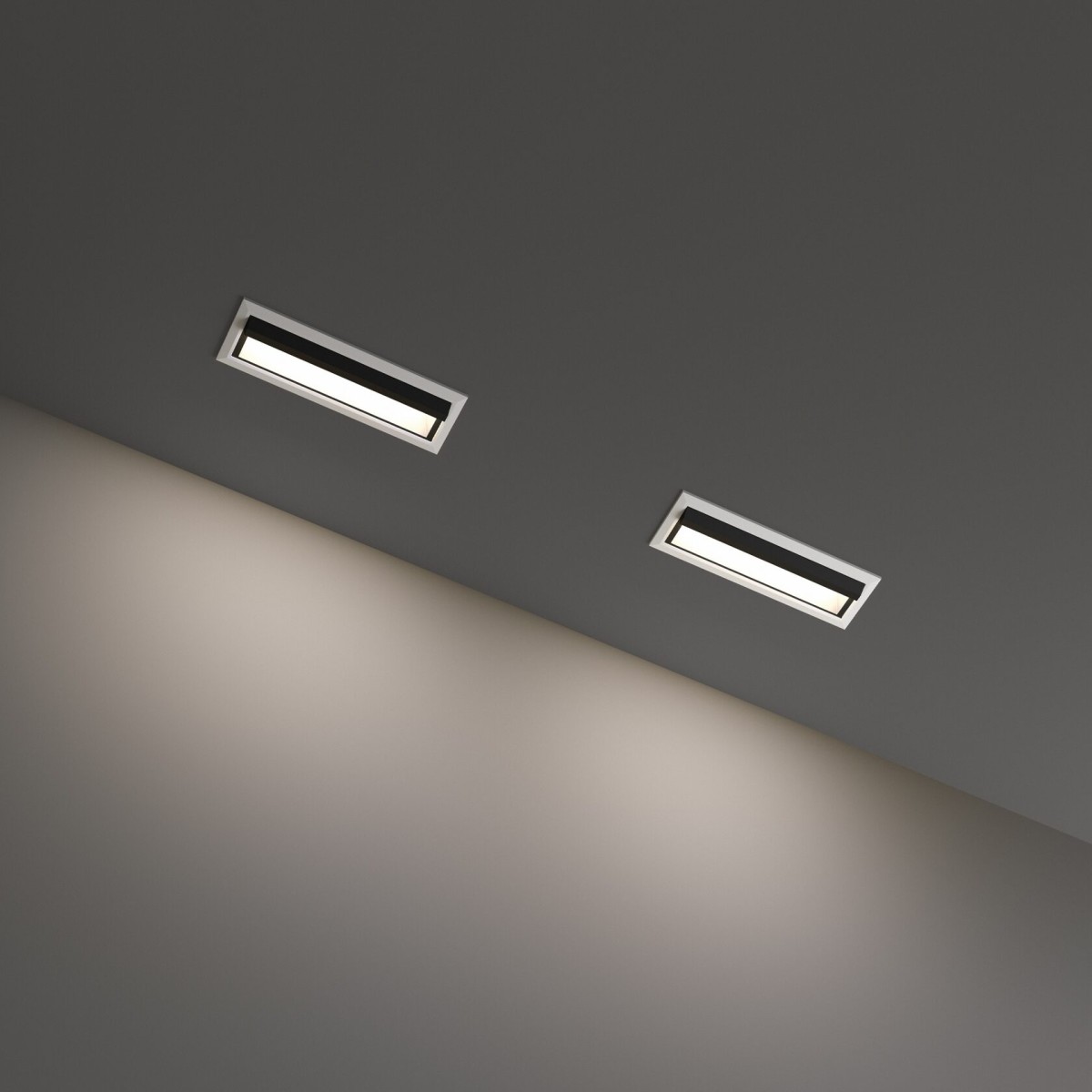 Светильник встраиваемый Ideal Lux Lika FI Trim Wallwasher 12W 3000K LED Белый 367323