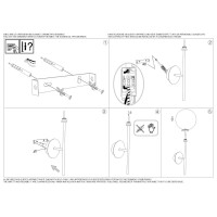 Светильник настенный Ideal Lux Equinoxe AP1 Хром G4 200132