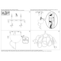 Люстра подвесная Ideal Lux Multiflex SP8 Белый E14 141893