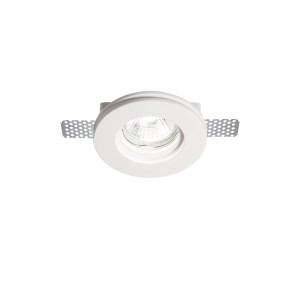 Светильник встраиваемый Ideal Lux Samba FI D60 Round Белый Гипс GU10 150307