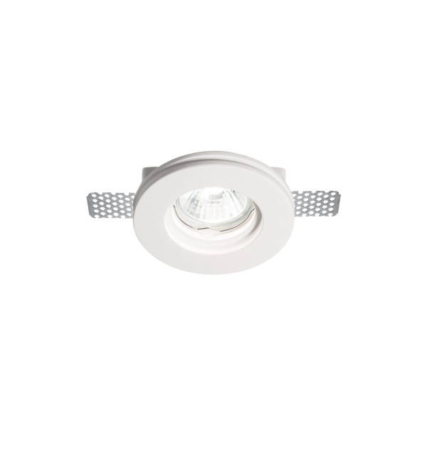 Светильник встраиваемый Ideal Lux Samba FI D60 Round Белый Гипс GU10 150307