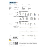 Светильник встраиваемый Ideal Lux LED Panel FI D030xD120 40W 3000K Белый 363998