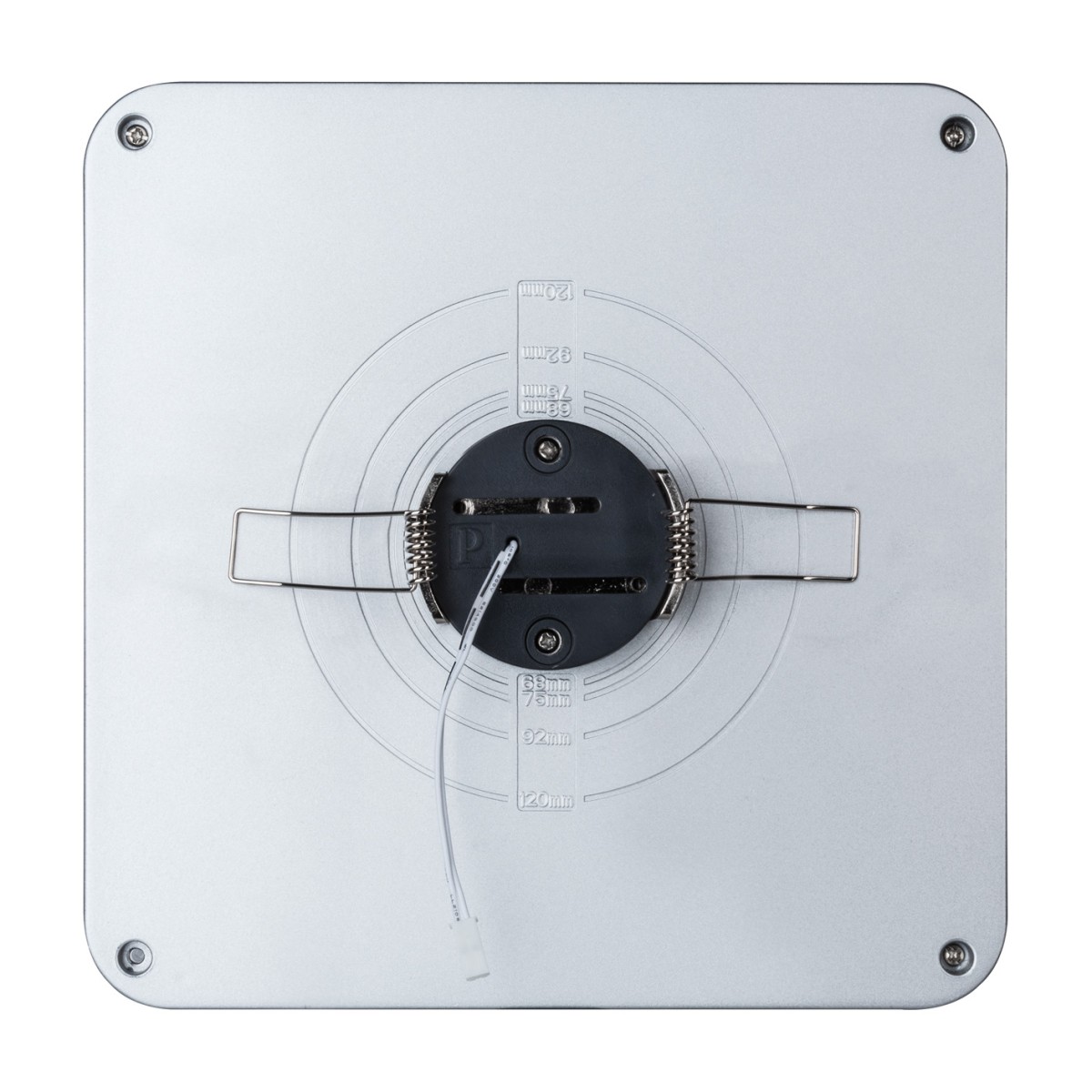 Панель встраиваемая Paulmann Premium Line Panel Shower 210х210 мм Хром матовый 2700K LED 92791