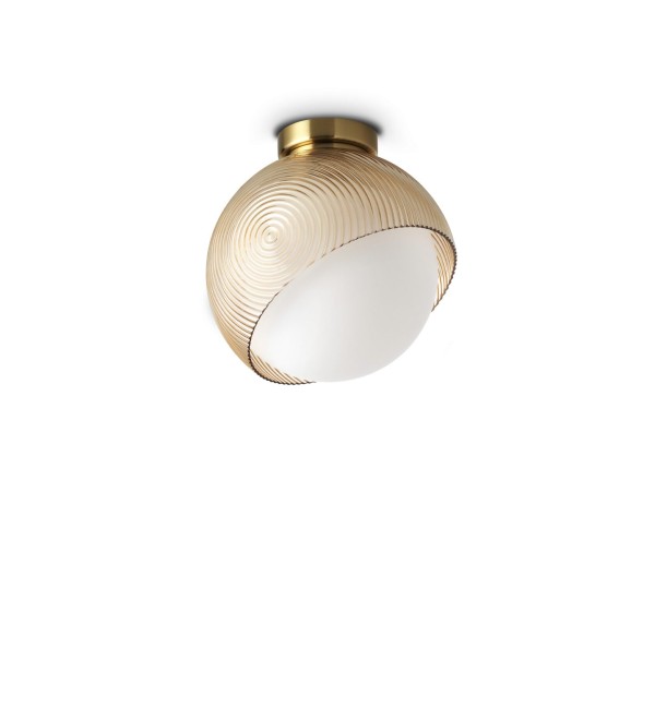Светильник потолочный Ideal Lux Bloom PL1 D22 Латунь E27 366579