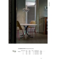 Светильник подвесной Ideal Lux Mapa Pendel Led Small 0500 Cm Алюминий 3000К 367965