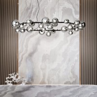 Люстра подвесная Ideal Lux Perlage SP25 Янтарь G9 370583