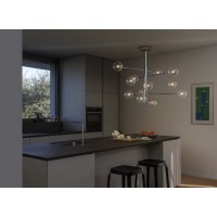 Люстра подвесная Ideal Lux Equinoxe SP12 Серый G4 345390