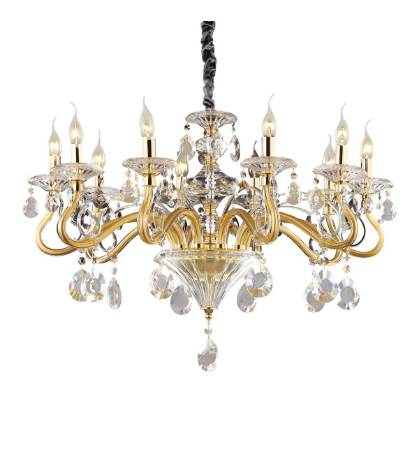 Люстра подвесная Ideal Lux Negresco SP10 Золото E14 087771