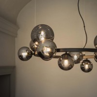 Люстра потолочная Ideal Lux Perlage PL6 Серый G9 309262