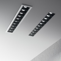 Светильник встраиваемый Ideal Lux Lika FI TRIM 20W 3000K LED Черный 206233