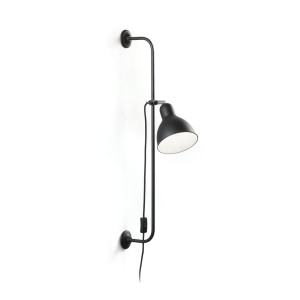 Светильник настенный Ideal Lux Shower AP1 Черный E27 179643