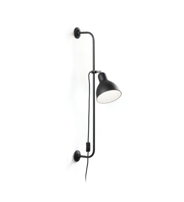 Светильник настенный Ideal Lux Shower AP1 Черный E27 179643