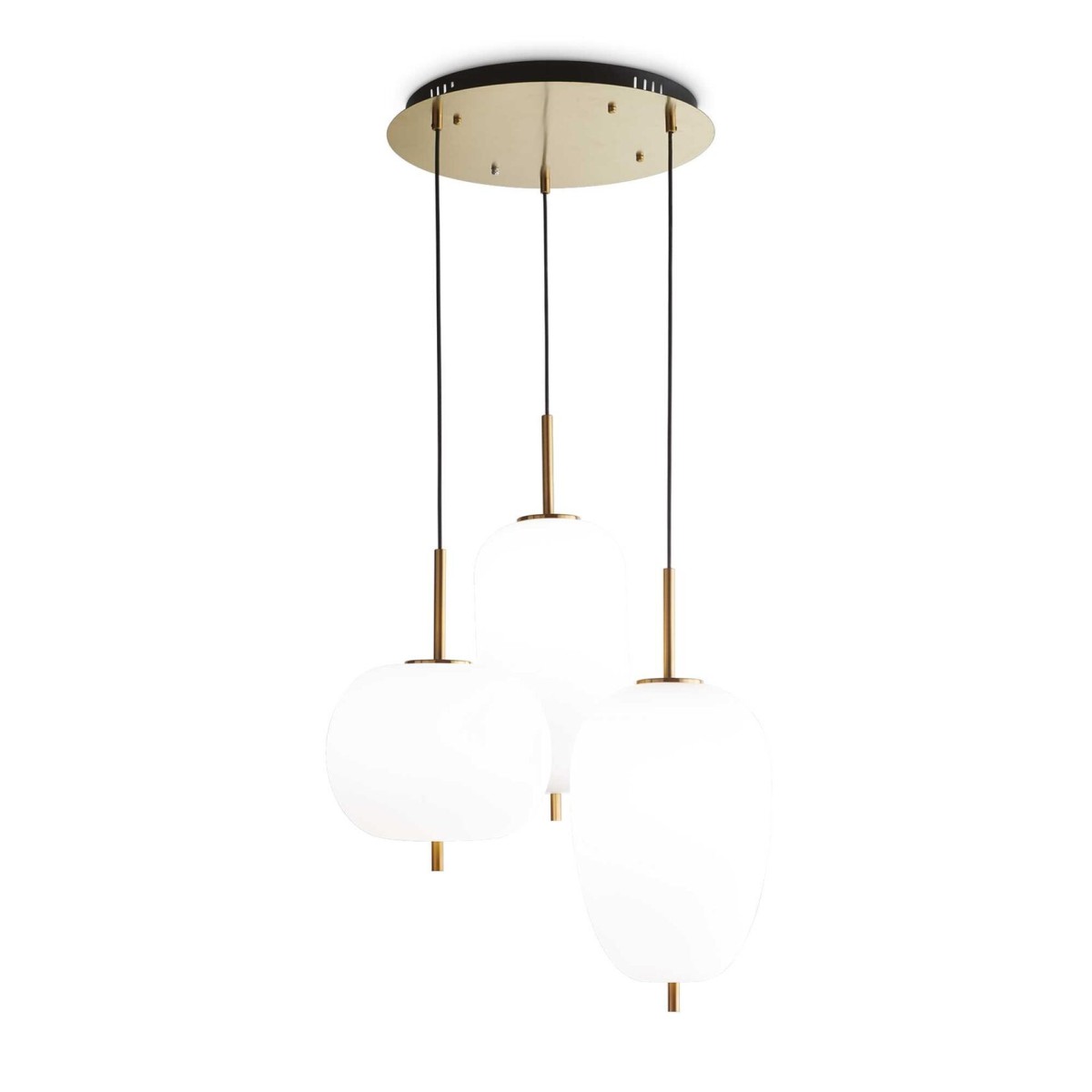 Люстра подвесная Ideal Lux Umile SP3 Золотистый 3000К LED 224541