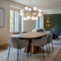 Люстра подвесная Ideal Lux Nodi SP9 Хром E14 370002