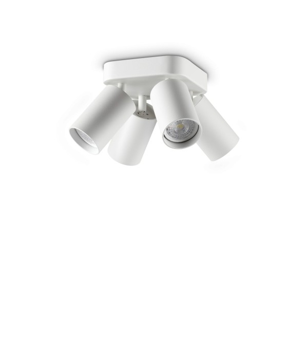 Светильник потолочный Ideal Lux Dynamite PL4 Round Белый GU10 367439