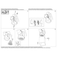 Светильник уличный Ideal Lux Techo PL1 Square D15 Антрацит GU10 251516