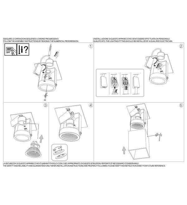 Светильник уличный Ideal Lux Techo PL1 Square D15 Антрацит GU10 251516