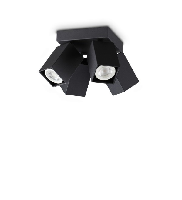 Светильник потолочный Ideal Lux Dynamite PL4 Square Черный GU10 371313