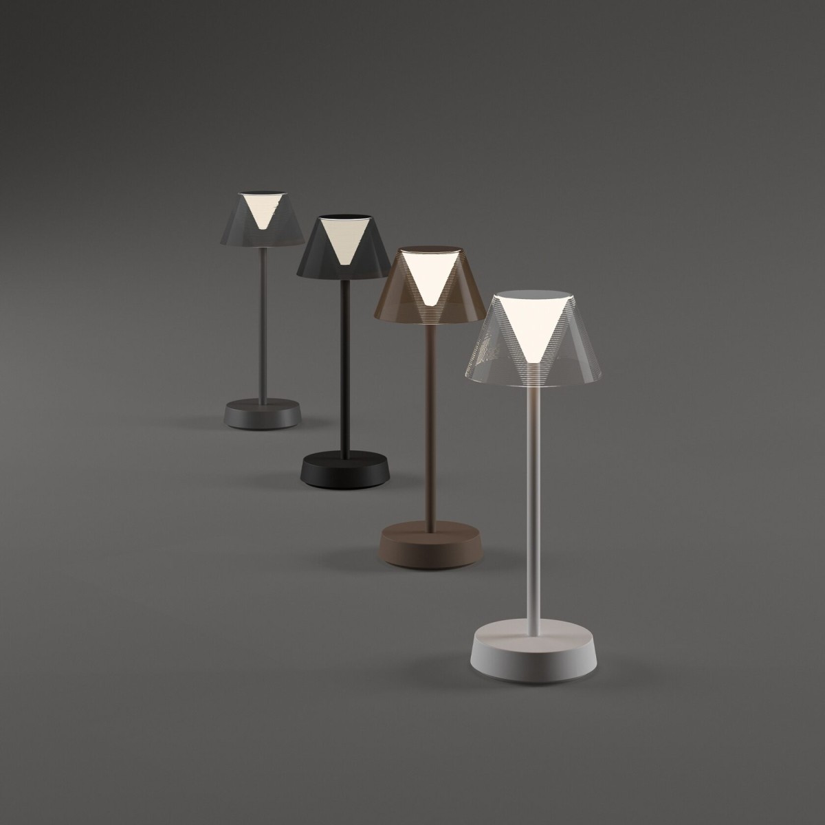 Светильник уличный Ideal Lux Lolita TL Черный Аккумулятор 3000К LED 286716