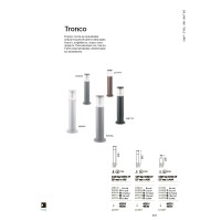 Светильник уличный Ideal Lux Tronco PT1 H40 Черный E27 248295