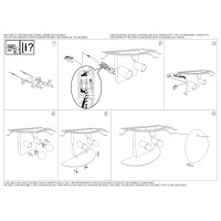 Светильник настенный Ideal Lux Ovalino AP2 Белый E27 038025