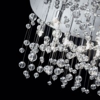 Люстра потолочная Ideal Lux Neve PL15 Хром G9 030784
