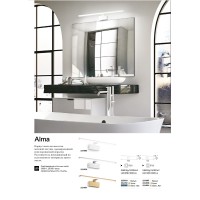Светильник настенный Ideal Lux Alma AP D81 Латунь 3000К 225005