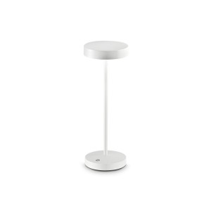 Светильник уличный настольный Ideal Lux Toffee TL Белый Сенсор Аккумулятор 3000К LED 311715