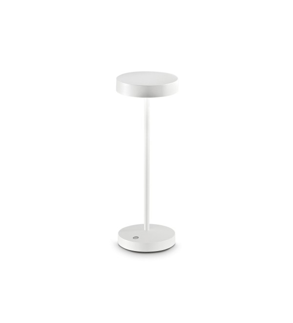 Светильник уличный настольный Ideal Lux Toffee TL Белый Сенсор Аккумулятор 3000К LED 311715