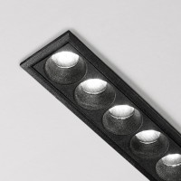 Светильник встраиваемый Ideal Lux Lika FI Slim 10W 3000K LED Черный 305813