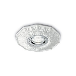 Светильник встраиваемый Ideal Lux Polka FI Белый Гипс GU10 115597